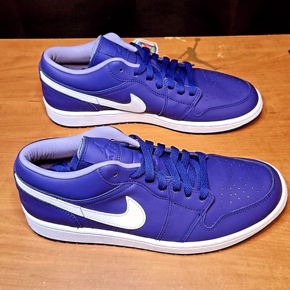 Air Jordan 1 Low Deep Royal Blue - Picture 2 of 6